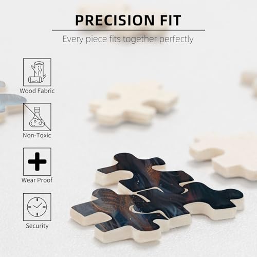 Löwe Puzzle 300 Teile Erwachsene, 5D DIY Abstrakt Puzzle Design für Erwachsene und Kinder ab 5 Jahren, HD Farbe Puzzel mit Geschenkbox Verpackung for Zimmer Deko Wohnzimmer, Geschenke für Frauen -7417 von Wjffnzbz