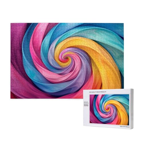 Streifen Puzzle 500 Teile Erwachsene, DIY Farbe Puzzle Design für Erwachsene und Kinder ab 5 Jahren, HD Farbe Puzzel mit Geschenkbox Verpackung for Zimmer Deko Wohnzimmer, Geschenke für Frauen -4453 von Wjffnzbz