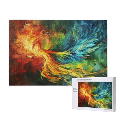 Suzaku Puzzle 300 Teile Erwachsene, DIY Fantasie Puzzle Design für Erwachsene und Kinder ab 5 Jahren, HD Farbe Puzzel mit Geschenkbox Verpackung for Zimmer Deko Wohnzimmer, Geschenke für Frauen -4602 von Wjffnzbz