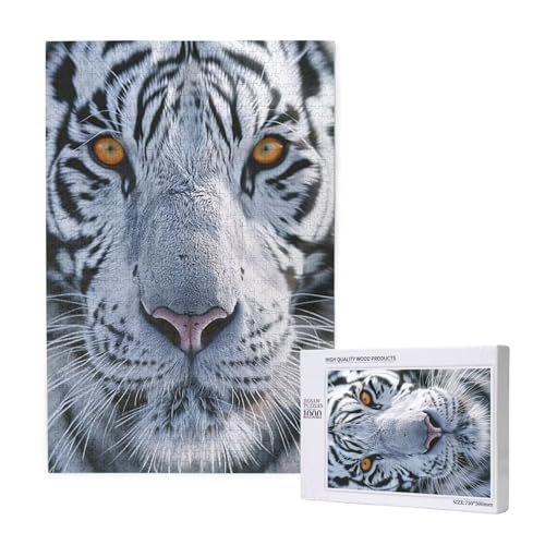 Tiger Puzzle 1000 Teile Erwachsene, DIY Tier Puzzle Design für Erwachsene und Kinder ab 5 Jahren, HD Farbe Puzzel mit Geschenkbox Verpackung for Wand Zimmer Deko Wohnzimmer, Geschenke für Frauen -9004 von Wjffnzbz