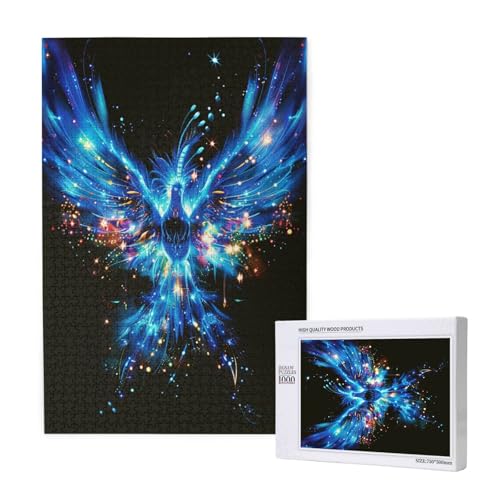 Vogel Puzzle 1000 Teile Erwachsene, DIY Fantasie Puzzle Design für Erwachsene und Kinder ab 5 Jahren, HD Farbe Puzzel mit Geschenkbox Verpackung for Zimmer Deko Wohnzimmer, Geschenke für Frauen -5744 von Wjffnzbz