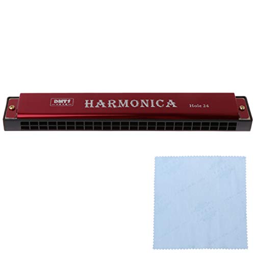 Wjsdsg Professionelle 24-Loch Mundharmonika Mundorgel Aus Metall Für Anfänger Wjsdsg Professionelle 24-Loch Mundharmonika Mundorgel Aus Metall Für Anfänger von Wjsdsg