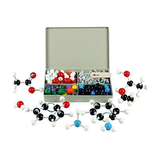 Wlauqueta 240-teiliges Modell-Set aus Molekularen, organische Chemie, Modell Orbital, elektronisches Molekular, Hilfsmittel für Chemie-Unterricht von Wlauqueta