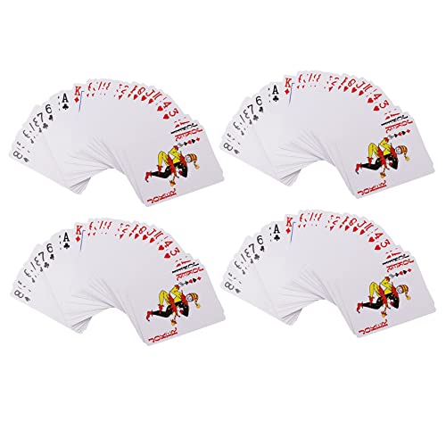 Wlauqueta 4 x Pokerkarten mit geheimen Marken, magische Übergänge des Pokers von Wlauqueta