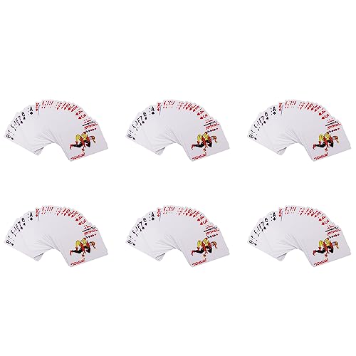 Wlauqueta 6 x Pokerkarten mit geheimen Marken, magische Übergänge des Pokers von Wlauqueta