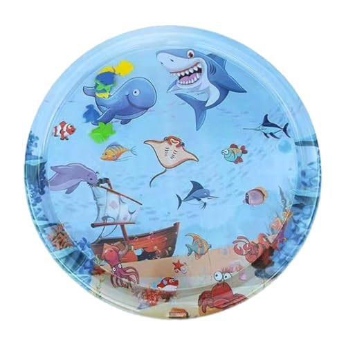 Wlikmjg Aufblasbare Sensorische Wassermatte Für Haustier Und Baby,100 X 100 cm Wassersensorische Spielmatte,sensorische Wasserspielmatte Mit Cartoon-Thema,Lustige Wasserspielmatte Zur Sensorischen Wlikmjg Aufblasbare Sensorische Wassermatte Für Haustier Und Baby,100 X 100 cm Wassersensorische Spielmatte,sensorische Wasserspielmatte Mit Cartoon-Thema,Lustige Wasserspielmatte Zur Sensorischen von Wlikmjg