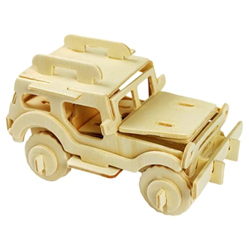 Wlikmjg Auto-Puzzle aus Holz, Auto-Modell-Puzzle-Set, 3D-Panzerbau-Puzzle-Set, Oldtimer-Puzzle, Holzpuzzle-Automodellbausätze zum Bauen für Erwachsene, für Autoliebhaber, ästhetische Inneneinrichtung von Wlikmjg