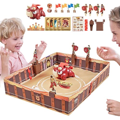 Wlikmjg Familienspiele Brettspiele | Stierkampf Reisespiele - Interaktives Lernspielzeug Für Kinder Entwicklung Zuhause Reise Unterricht Unterhaltung Wlikmjg Familienspiele Brettspiele | Stierkampf Reisespiele - Interaktives Lernspielzeug Für Kinder Entwicklung Zuhause Reise Unterricht Unterhaltung von Wlikmjg