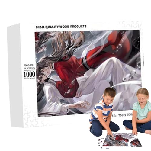 Wlikmjg Holzpuzzles,Holzpuzzles für Erwachsene,Anime-Peripherie-Puzzlespiel | Familienrätsel, 1000-fache Puzzles, Denksportaufgabe für den Familienspielabend von Wlikmjg