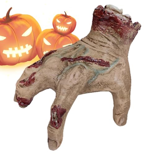 Wlikmjg Realistische Abgetrennte Hand Requisite - Gruselige Blutige Handattrappe | Realistische Grusel-Körperteile Für Gruselhäuser Escape Rooms Und Horror-Events Wlikmjg Realistische Abgetrennte Hand Requisite - Gruselige Blutige Handattrappe | Realistische Grusel-Körperteile Für Gruselhäuser Escape Rooms Und Horror-Events von Wlikmjg