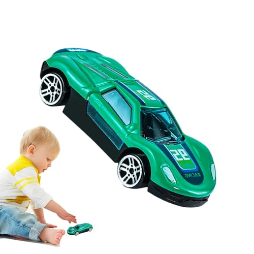 Wlikmjg Reibungsbetriebenes Auto, Trägheitsautospielzeug, Spielzeugauto aus Legierung für Kleinkinder, Reibungsbetriebene Fahrzeuge, Push-and-Go-Trägheitsspielzeug, reibungsbetriebene Lernspielzeuge von Wlikmjg