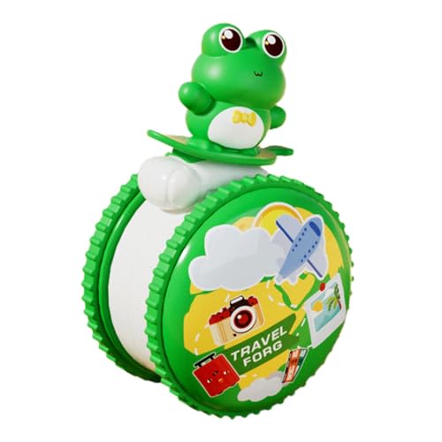 Wlikmjg Rückzugsspielzeug für Kinder, Trägheitsspielzeug, Schleppspielzeug | Fine Skill Toys Traktions-Walking-Pull-Spielzeug, pädagogisches Froschspielzeug für über 3 Jahre alte von Wlikmjg