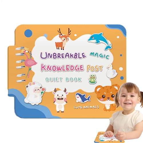 Wlikmjg Sinnesbücher Lernaktivitäten für Kleinkinder, Beschäftigungsbuch für Kinder | Vorschul-Lernbuch, Spielzeugbuch - Frühes Lernspielzeug, Beschäftigungsbuch für Kleinkinder, für, Mädchen, von Wlikmjg