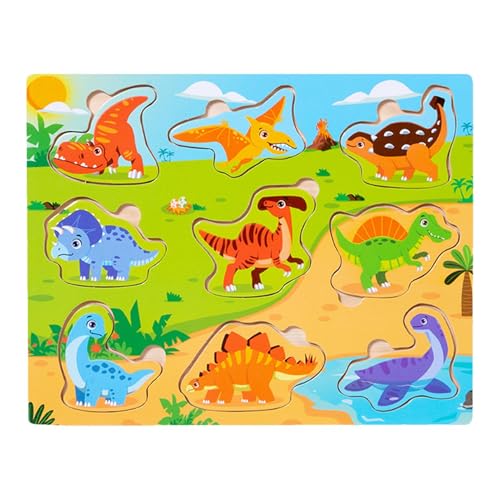 Wlikmjg Tierpuzzle für Kinder, Puzzles aus für Puzzles – Cartoon-Design – Puzzle-Spielzeug für und Mädchen von Wlikmjg