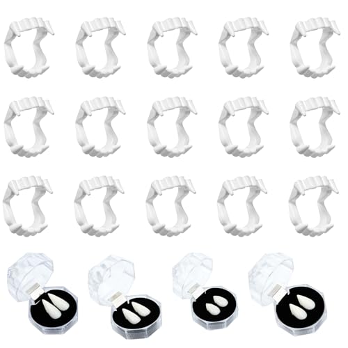 WoRuyKot 30 Stück Halloween Vampirzähne, Werwolf Zombie Reißzähne, Vampirzähne Halloween, Halloween Zombie Zähne Kunststoff Vampirgebiss Halloween Party Kostüm Cosplay Requisiten WoRuyKot 30 Stück Halloween Vampirzähne, Werwolf Zombie Reißzähne, Vampirzähne Halloween, Halloween Zombie Zähne Kunststoff Vampirgebiss Halloween Party Kostüm Cosplay Requisiten von WoRuyKot