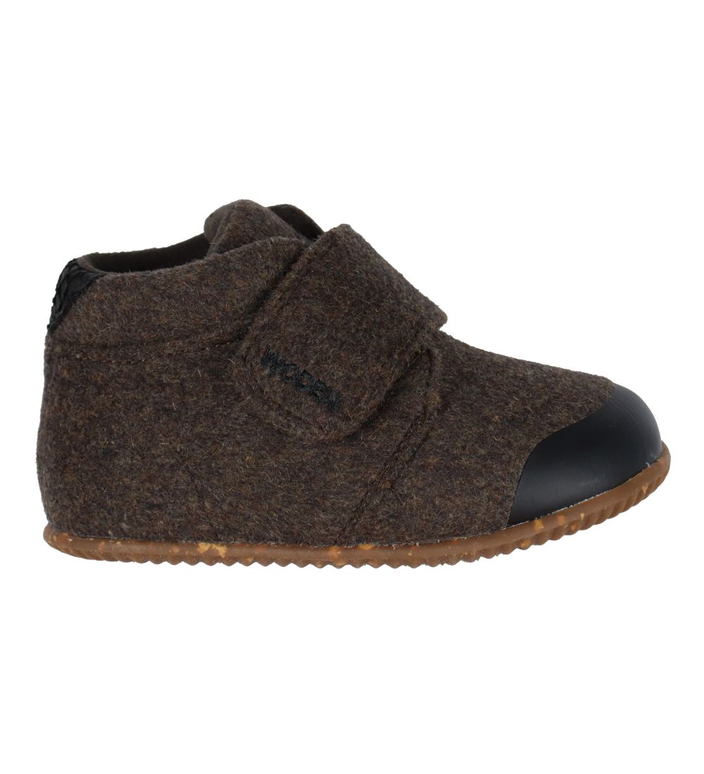 Woden Hausschuhe - Kim - Filz - Brown Melange - Woden - 24 - Lauflernschuhe Woden Hausschuhe - Kim - Filz - Brown Melange - Woden - 24 - Lauflernschuhe von Woden