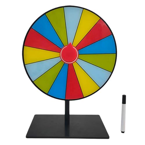 Tabletop Preis Plattentable Löschen Wiederverwendbares Fortunes Wheel Fortunes Party Turn Plate Wheel Prize Spinnings Spiel Enduring von Woedpez