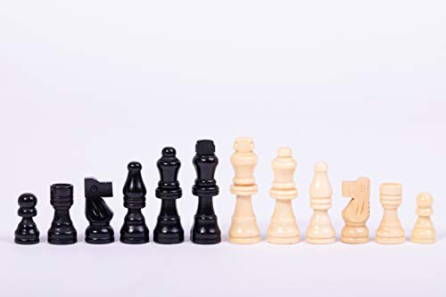 Spielfiguren aus Holz für Dame/Mühle oder Schach (Schach) von Woitray