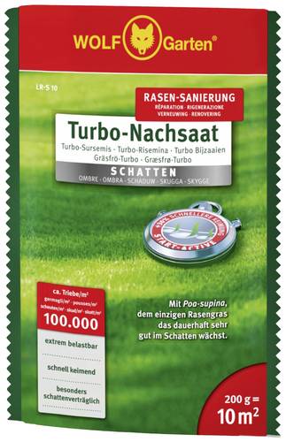 WOLF-Garten 3826610 LR-S 10 TURBO-Nachsaat SCHATTEN für 10m² 1St. von Wolf-Garten