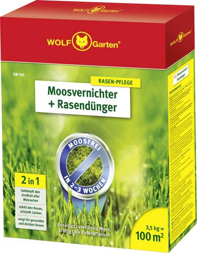 WOLF-Garten 3841020 Moosvernichter + Rasendünger SW 100 1St. von Wolf-Garten