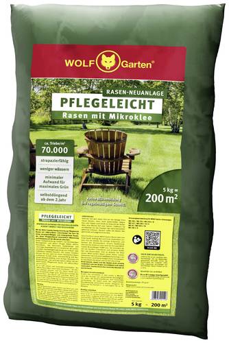 WOLF-Garten 76AH1002650 Rasen mit Mikroklee L-MI 200 5kg von Wolf-Garten