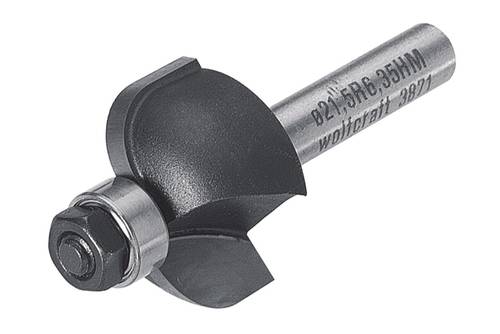 Wolfcraft 3971000 Hohlkehlfräser Hartmetall Produktabmessung, Ø 22.2mm Schaftdurchmesser 8mm von Wolfcraft