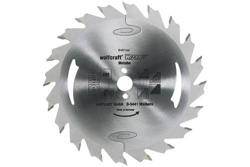 Wolfcraft 6481000 Hartmetall Kreissägeblatt 210 x 30mm Zähneanzahl: 32 1St. von Wolfcraft