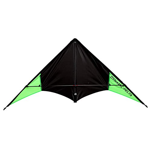 Wolkenstürmer® Dynamic Delta Speed Powerdrachen Neon Grün Zweileiner Lenkdrachen Carbonstangen von Wolkenstürmer