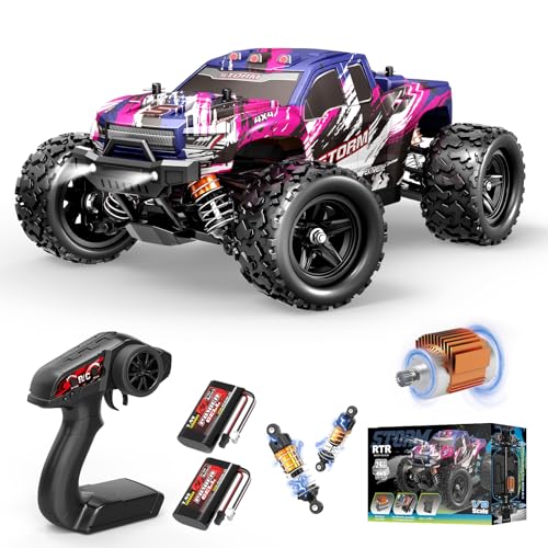 Womaqu 1:18 RC-Autos der Einstiegsklasse für Erwachsene und Jungen, Offroad-RC-Truck 40 km/h, Carros de Control Remoto 4x4 mit 2 Batterien, schnelles ferngesteuertes Auto für Erwachsene von Womaqu