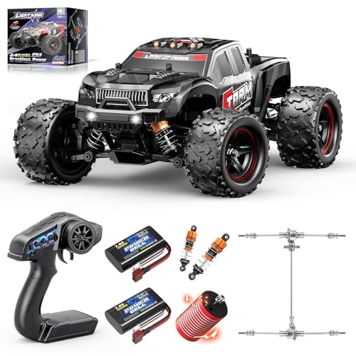 Womaqu Ferngesteuertes Auto 1:18 Brushless 4WD RC Auto für Erwachsene & Jungen, All-Metal Antrieb Offroad RC Truck 52 km/h, schnelles RC AR mit 2 wiederaufladbaren 1500-mAh-Akkus und Ersatzteil-Set Womaqu Ferngesteuertes Auto 1:18 Brushless 4WD RC Auto für Erwachsene & Jungen, All-Metal Antrieb Offroad RC Truck 52 km/h, schnelles RC AR mit 2 wiederaufladbaren 1500-mAh-Akkus und Ersatzteil-Set von Womaqu
