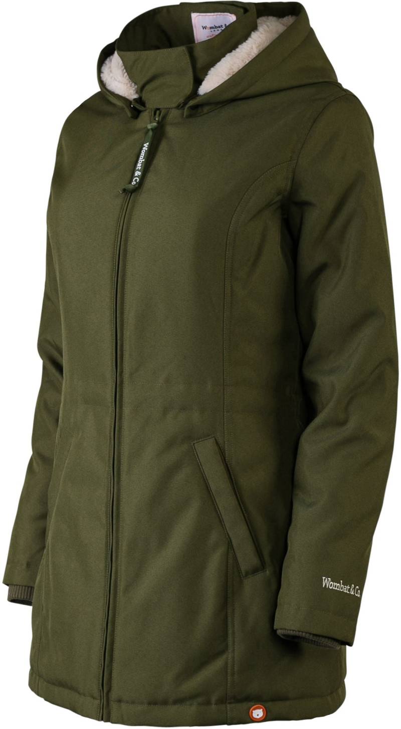 Wombat Umstandsjacke, Grün/Beige, XL von Wombat