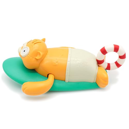 Bath Toy, 6.1x3.9x2,4 Zoll niedliches Surf Beaver Baby Spielzeug mit Pull -Schnur, einfach und gooty -Toddler für lustige zufällige Farbspielzeuge von Womsclo