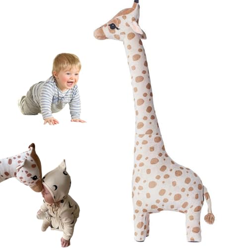 Giraffe gefülltes Tier, 26 x 9 niedliche Stoffgiraffe, weiche Cartoon Giraffe Plüsch, große Giraffe gefülltes Tier, gefüllte Tiere Geschenke für Kinder Jungen und Mädchen, Giraffe ausgestopftes Tier von Womsclo