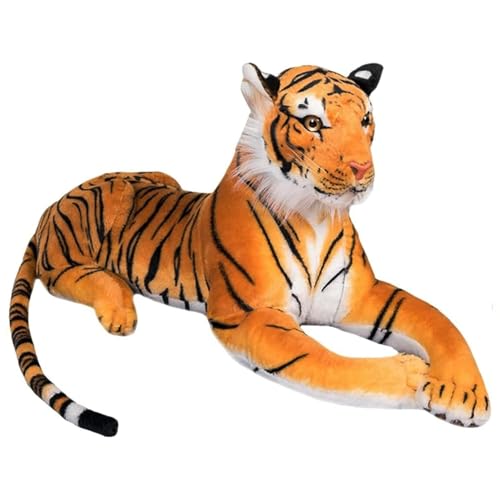 Tiger gefüllte tierische, realistische Tiger Plüschspielzeug 12 -Zoll -Weiche Stofftiere, Dekoration Tiger Spielzeugpuppe Kissen Puppenspielzeug für Kinder Erwachsene Geburtstag und Neujahrsgeschenk, von Womsclo