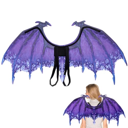 Womsclo Kids Dragon Kostüm mit Elastizitäts -Elastizitätsband, mechanischer Flügel Kleinkind Dinosaurierkostüm für Halloween -Kostüme, Cosplay, Aktivitäten, Urlaubshows, Style 1, Kinderdrachenkostüm von Womsclo