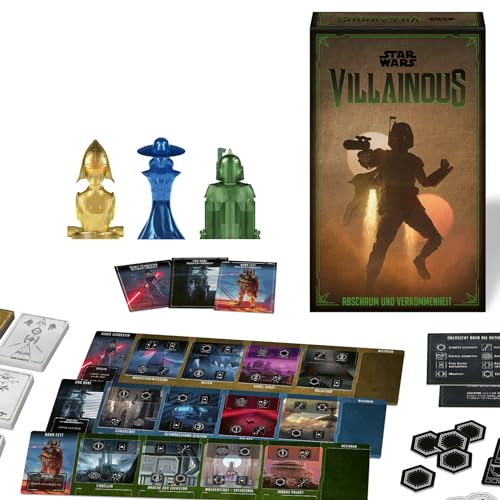 Wonder Forge 22683 Ravensburger 22683-Star Wars Villainous-Abschaum & Verkommenheit, deutsche Ausgabe der 1. Erweiterung des Strategiespiels ab 10 Jahren für 2-4 Spieler von Wonder Forge