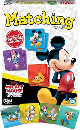 Wonder Forge Mickey Mouse Matching-Spiel, Fokus und Erinnerung mit klassischen Disney-Charakteren, lustige und fesselnde Aktivität für Kinder ab 3 Jahren von Wonder Forge