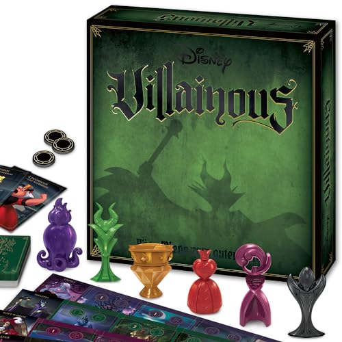 Ravensburger Familienspiel Disney Villainous, Brettspiel für Kinder und Erwachsene, 2-6 Spieler, Gesellschaftsspiel ab 10 Jahren mit Disneybösewichten von Ravensburger