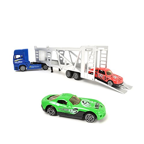 Wonder Kids Wonderkids – 89712 – LKW-Transport mit 2 Autos – Modell, zufällig von WONDERKIDS