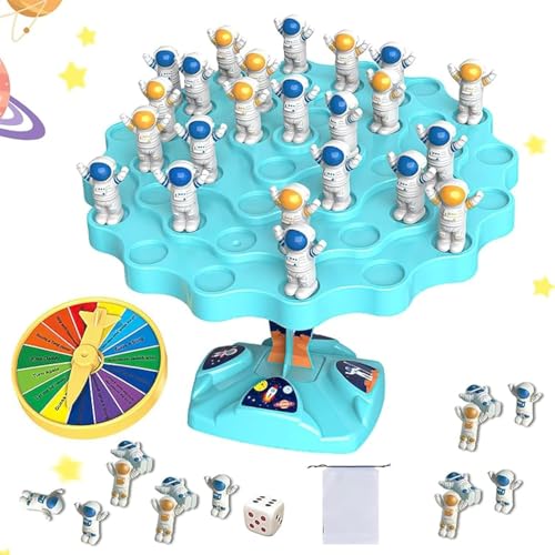 Wonjean Balance Brettspiel Balance Spiel, Frosch Balance Spiel, Balance Baum Spiel Puzzle Balance Tree Game Spaceman Brettspiel Spiel Puzzle Balance Tree Game Spaceman Brettspiel für Kinder Teenager von Wonjean