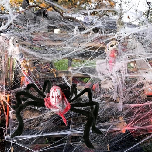 Wonjean Halloween Spider Decoration 75 cm Halloween Spider Halloween Decorative Outdoor Spiders for Halloween Decoration, Carnival, Theme Party von Wonjean