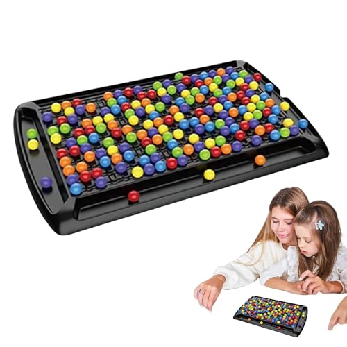 Intellektuelles Schachbrett Doppelduell | Rainbow Ball Gesellschaftsspiele | Regenbogenball Schachbrett Strategiespiele | Familienspiel Und Strategiespiel Für Kinder Und Erwachsene von Wonsfuleu