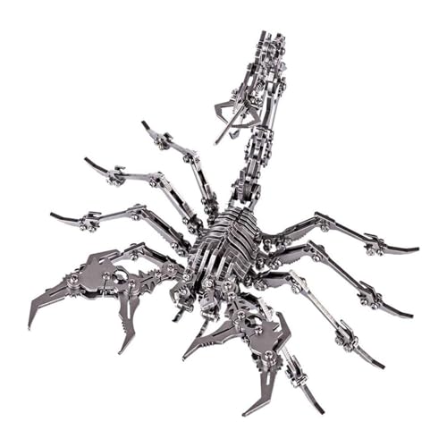 Wonsfuleu 3D Metallpuzzle Skorpion - Scorpion King Modellbausatz abnehmbare Spielzeuge | 3D-Edelstahl-Puzzle-Puzzle-Ornamente für Home Shop von Wonsfuleu