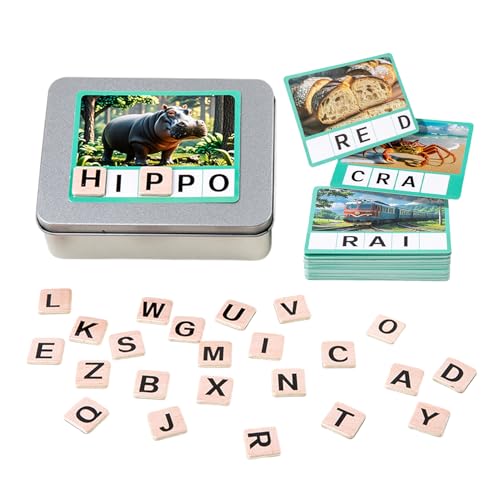 Wonsfuleu Alphabetkarten - Karten Rechtschreibung Puzzlespielzeug | Holzpuzzle Feinmotorik Spielzeug Zuordnungsspiel Vorschule Klassenzimmer Homeschool Lernmaterial Wonsfuleu Alphabetkarten - Karten Rechtschreibung Puzzlespielzeug | Holzpuzzle Feinmotorik Spielzeug Zuordnungsspiel Vorschule Klassenzimmer Homeschool Lernmaterial von Wonsfuleu