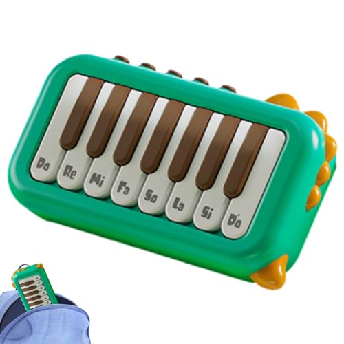 Wonsfuleu Kinder-Klavierspielzeug, Kinder-Keyboard-Klavier,Taschenklavier mit 3 Klangoptionen - Tragbares Musikpädagogisches Instrumentenspielzeug, batteriebetriebenes Klavier von Wonsfuleu