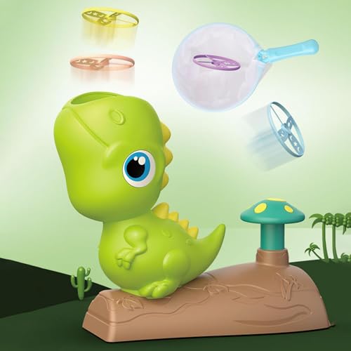 Wonsfuleu Outdoor Spielzeug Fliegende Untertasse, Flying Saucer Toy, Flying Disc Launcher, Dinosaurier Form Fly Up Untertasse Disk Game Step On Bounce, Garten Spiele Und Aktivitäten Für Kinder von Wonsfuleu