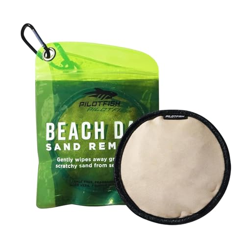 Wonsfuleu Sand Wipe Off Mitt, Sand Remover for Beach, Sandentfernungsbeutel, Travel Cleaning Products, Sand Off Mitt Cleaner, Sandfreie Strand Must Haves Für Den Campingurlaub Im Urlaub von Wonsfuleu