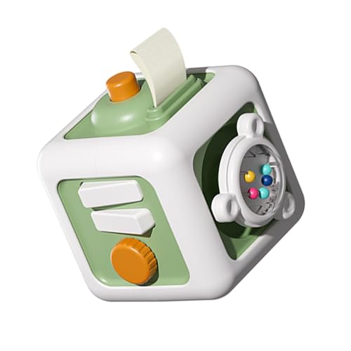 Wonsfuleu Sensorischer Würfel, Busy Cube Sensorisches Spielzeug,Kinder-SensorbrettSpielzeug - Fidget Cube Board Babys Spielzeug Aktivitätswürfel Reisespielzeug für mehr als 2 Jahre alte Kleinkinder von Wonsfuleu