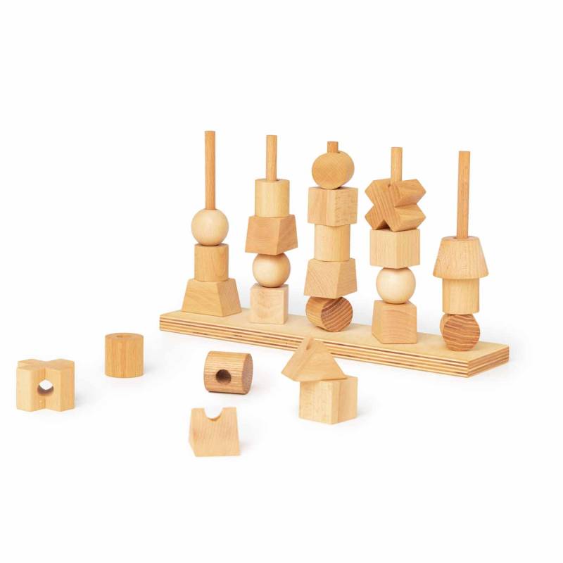 Wooden Story - Steckspiel Natur von Wooden Story