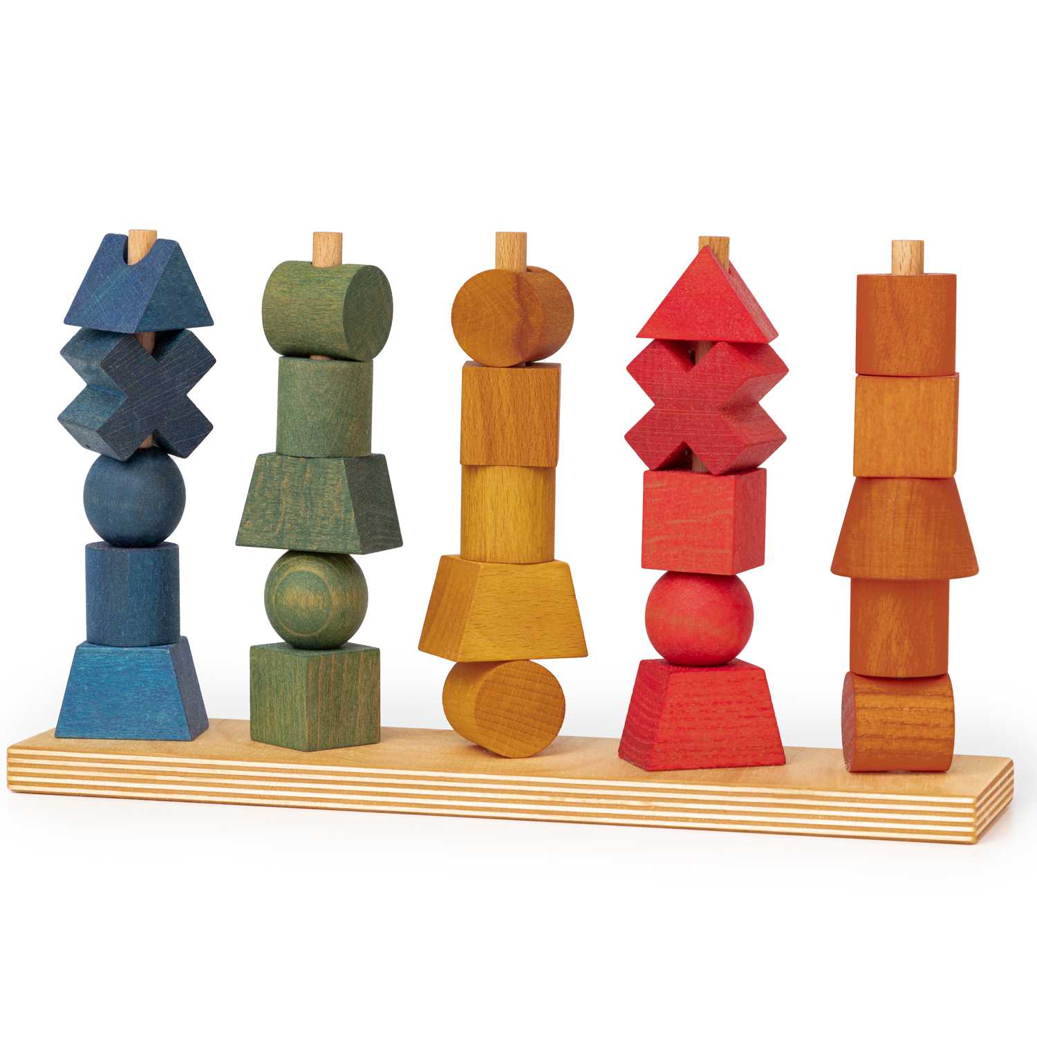 Wooden Story - Steckspiel Regenbogen von Wooden Story